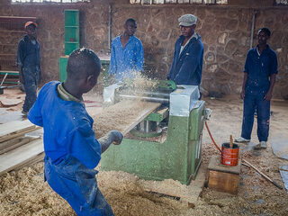Wijnand bezoekt het Don Bosco Instituut in Congo