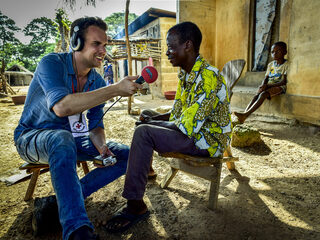 Wijnand reisde voor 3FM Serious Request naar Ivoorkust