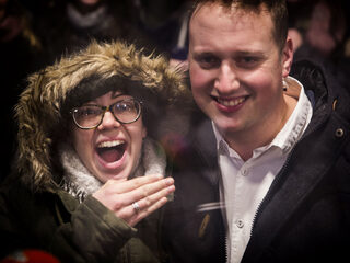 Ze zei 'JA': een huwelijkaanzoek bij het Glazen Huis!