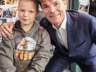 Tijn is voor één dag burgemeester van Breda