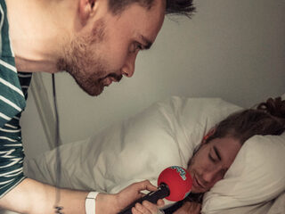 Zo werden Domien en Frank wakker tijdens 3FM SR16