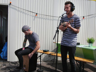 Sessie van Twenty One Pilots op het dak bij 3FM