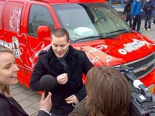 Paul Rabbering on the road