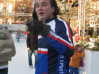 Joris Putman on ice