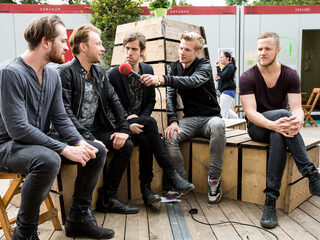 Imagine Dragons krijgt platina plaat van Sander