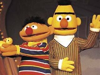 Bert & Ernie going wild
