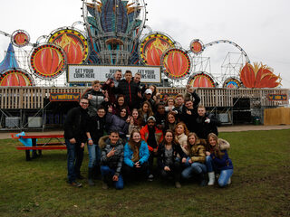 Leerlingen Commanderij College Pro ontmoeten Willy Wartaal en DI-RECT