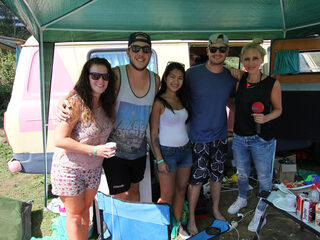 Saskia dook de camper in met Angelo