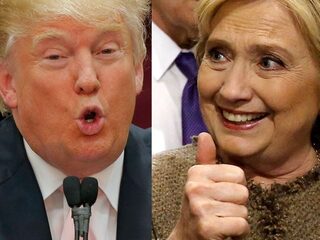 Trump vs. Clinton: Wie support wie