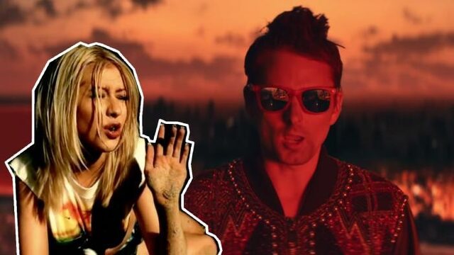 Horen we dat goed... Zingt Muse nou Christina Aguilera na?!