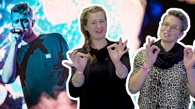 Dit is hoe een muziektolk concerten vertaalt voor dove fans