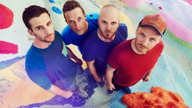 Coldplay schrikt zich kapot