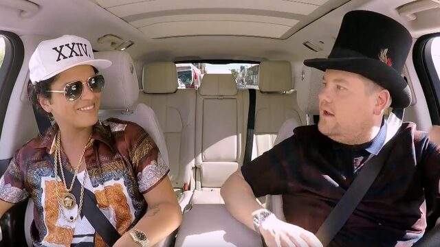 It's here: Carpool Karaoke met Bruno Mars!