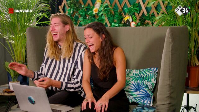 After Expeditie Robinson met 3FM-dj's Frank en Eva