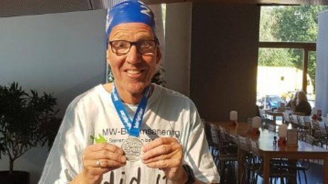 Erwin haalt ondanks hartaanval nog steeds geld op voor City Swim Stichtse Vecht