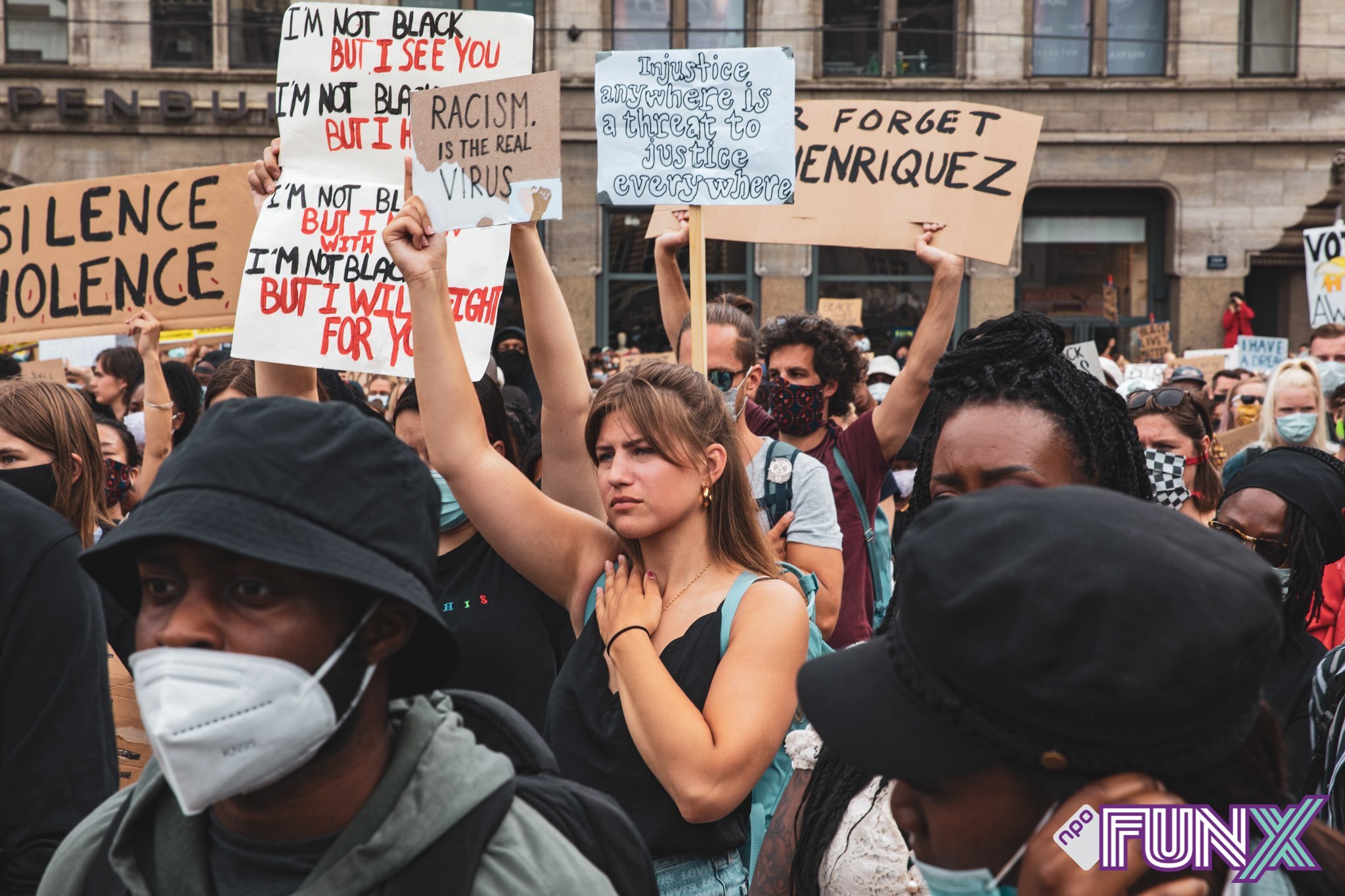 De BLM-demonstratie op 1 juni 2020