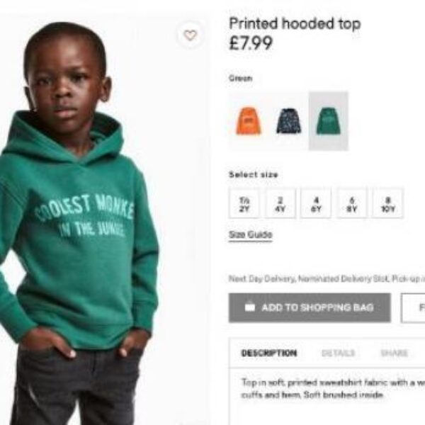 Donker jongetje als 'coolest monkey in the jungle' geportretteerd door H&M: hoe dan?!