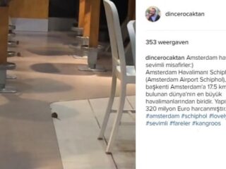 VIDEO: Toerist ontdekt 'schattige' muizen op Schiphol