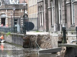 'Reden instorting Amsterdamse kade lijkt bekend'