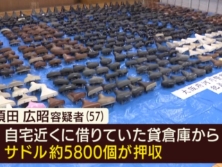 Japanner (57) steelt 5800 fietszadels "om werkstress te verminderen"