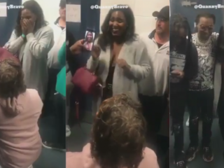 VIDEO: Migos-fan vraagt zijn liefje ten huwelijk backstage bij concert