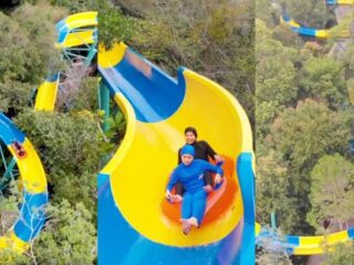 's Werelds grootste waterglijbaan gebouwd in Maleisië: 1 kilometer lang (!)