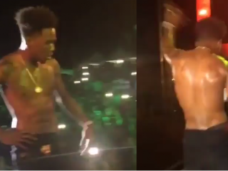 VIDEO: Desiigner kotst weer op podium na Panda