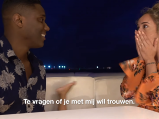 Nienke Plas deelt de beelden van het huwelijksaanzoek