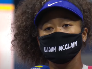 Tennisster Osaka zet protest tegen politiegeweld voort met mondkapjes