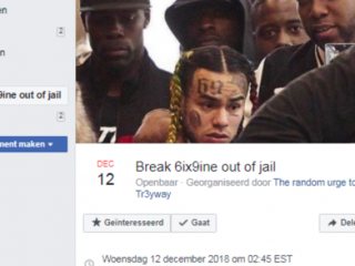 Fans willen Tekashi 6ix9ine helpen ontsnappen uit de gevangenis
