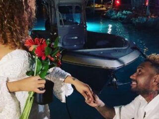 Zo vroeg Gio zijn vriendin ten huwelijk op Curaçao