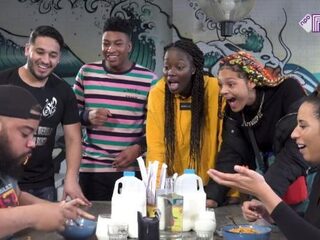 Spicy noodle-challenge laat de FunX Strijders zweten (en kotsen)