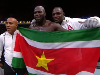 Jairzinho wint eerste UFC-gevecht voor Suriname