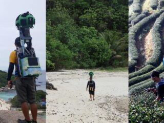Man loopt 500 km om onbereikbare plaatsen in Thailand vast te leggen voor Streetview