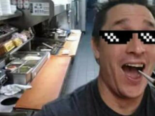 Deze man kookte zijn eigen eten in restaurant met slapende medewerkers
