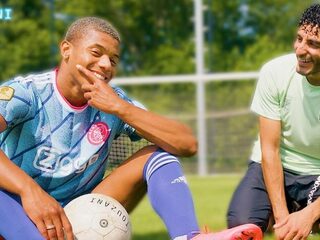 David Neres en Soufiane Touzani delen elkaar panna's uit in 'Fakka met die PATTA'