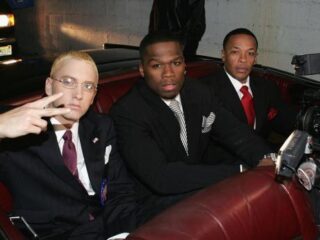 Eminem met 50 Cent en Dr. Dre op Coachella