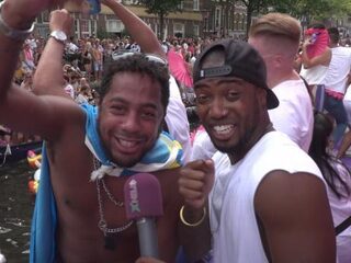 Dit was de FunX-boot op de canal parade!