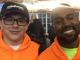 Tiener kwam binnen bij Kanye's luistersessie en had tijd van zijn leven