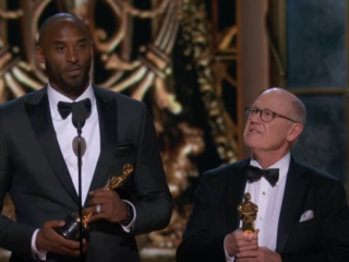 Kobe Bryant wint Oscar voor inspirerende animatie 'Dear Basketball'