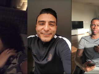 VIDEO: Soufiane Touzani facetimet met profvoetballers en bn'ers over 2016