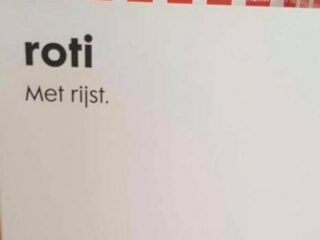 Fail: Bekende winkelketen serveert roti met rijst