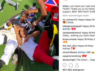 P. Diddy springt uit vliegtuig op 49ste verjaardag