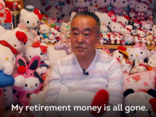 Deze 67-jarige oud politieagent is Hello Kitty's grootste fan