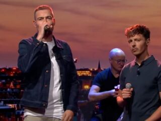 Lange Frans en Baas B doen live nieuwe versie van 'Het Land Van'