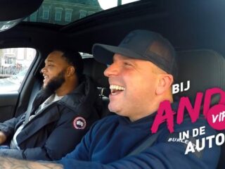 Jerr van Broederliefde bij Andy in de auto VIP