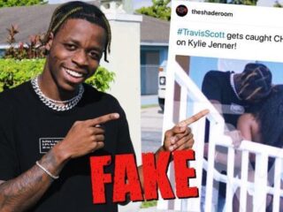 Foto waarop Travis Scott vreemd zou gaan, blijkt grap van YouTuber