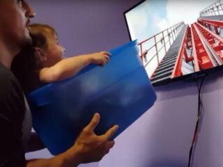 VIDEO: Vader verzint low-budget alternatief voor duur pretpark