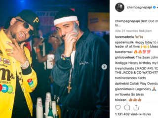 Chris Brown geeft preview van zijn nieuwe tune met Drake