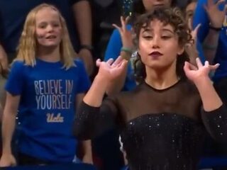 Turnster doet fantastische vloeroefening op Michael Jackson en krijgt iedereen aan het dansen